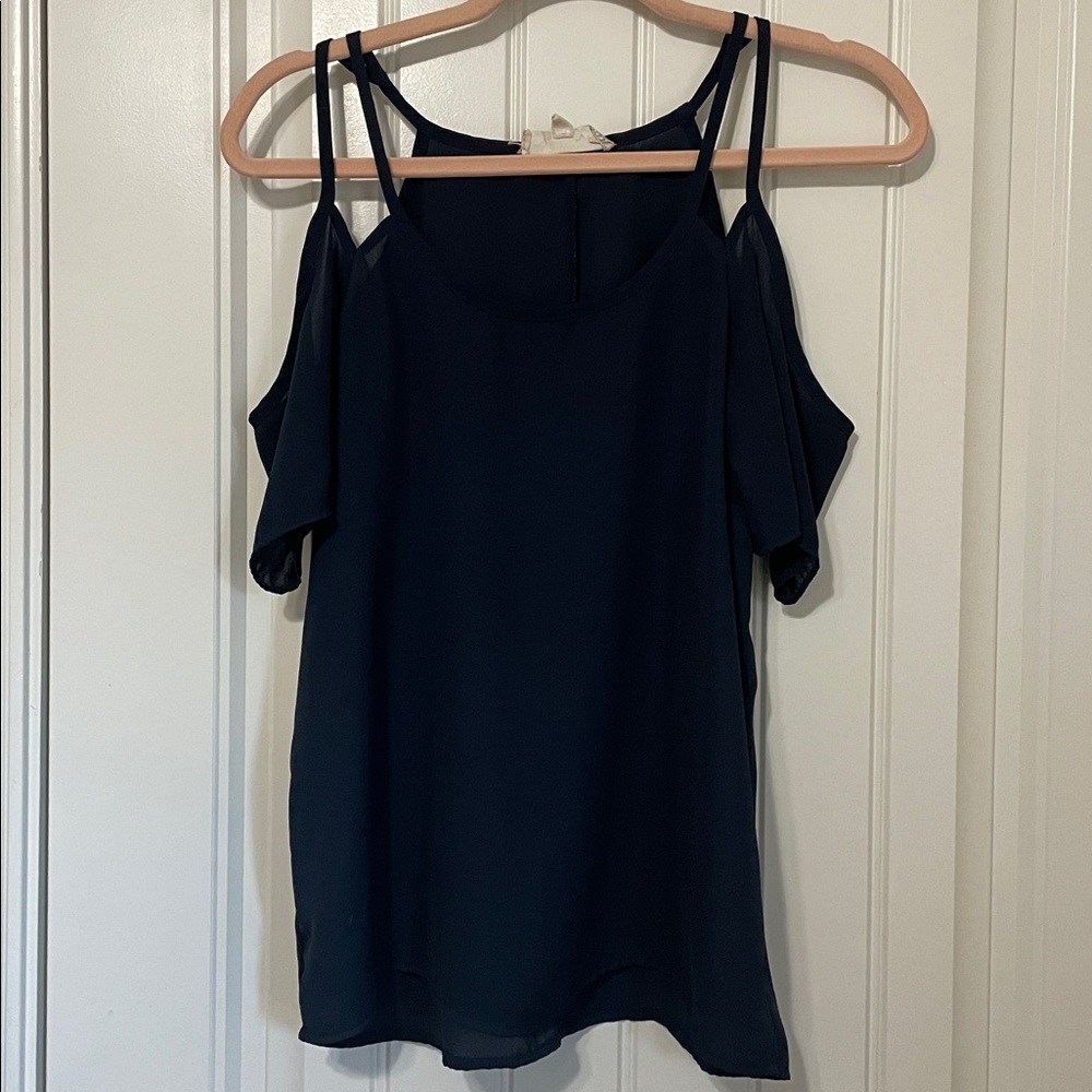 Pink Rose Midnight Blue Top